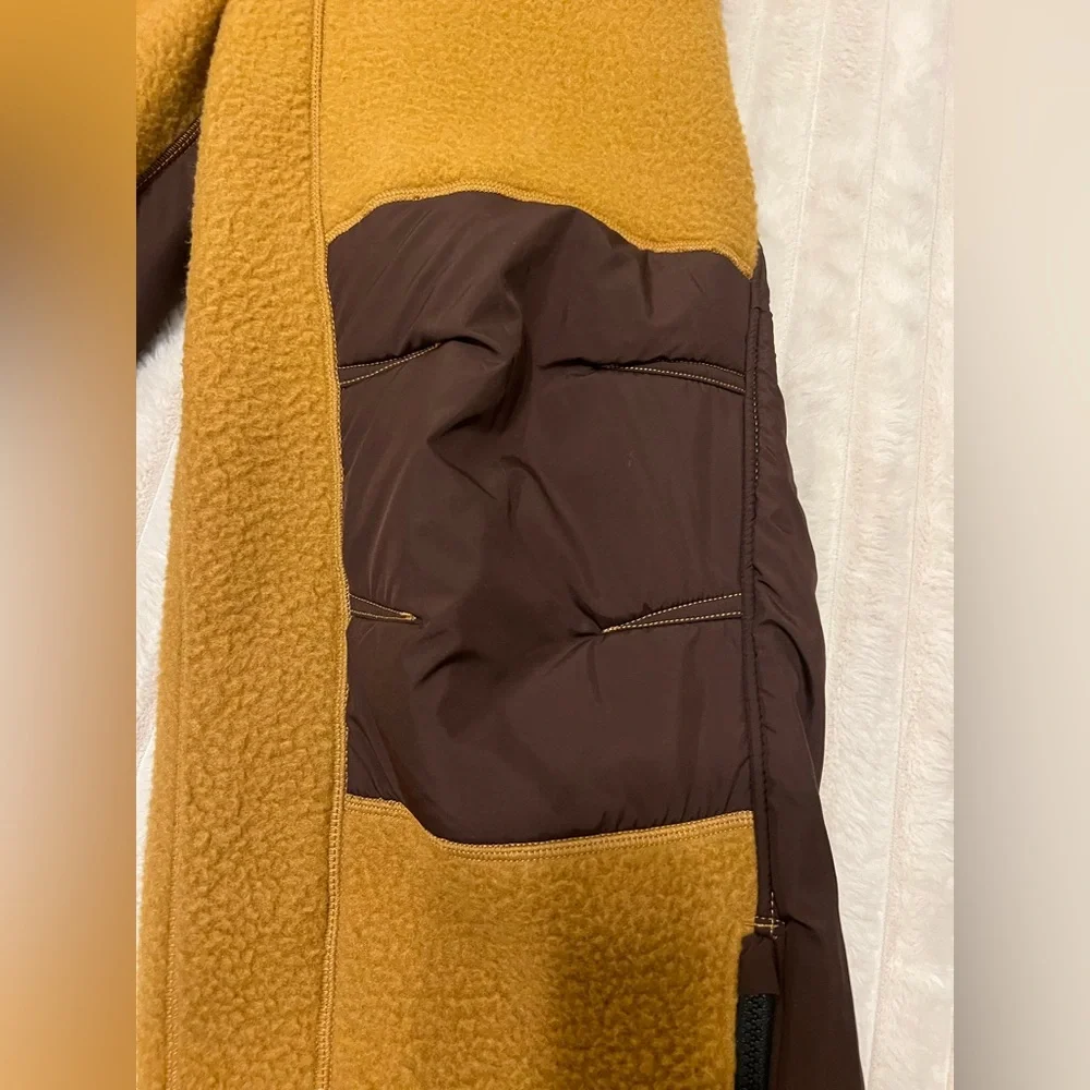 Free People Movement Hit the Slopes High Pile Fleece Snow Bibs Sz S - Picture 6 of 15